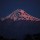 Pico de Orizaba o Cerro de la Estrella al amanecer