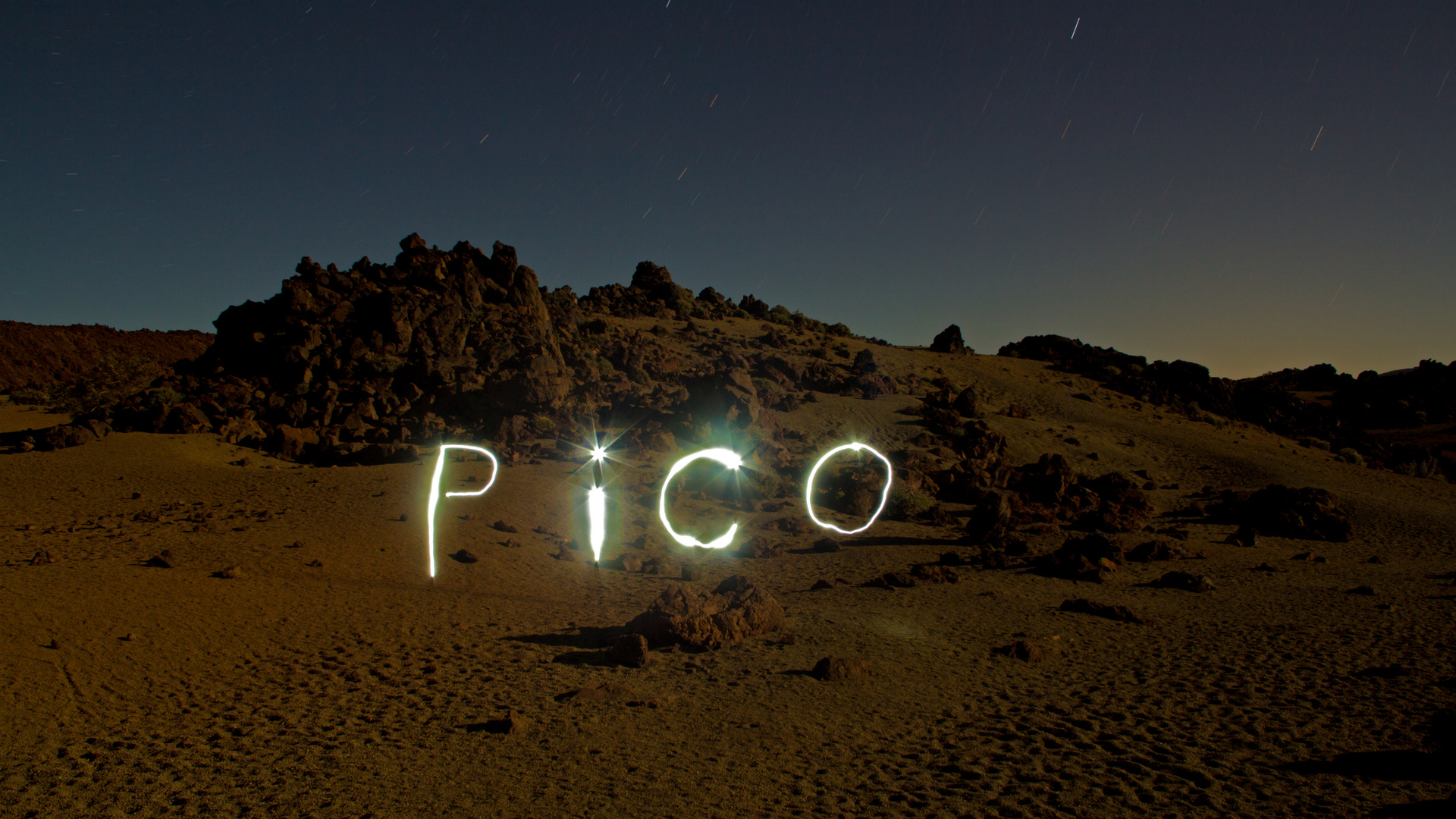 Pico del Teide bei Vollmond