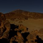 Pico del Teide bei Vollmond /Teneriffa