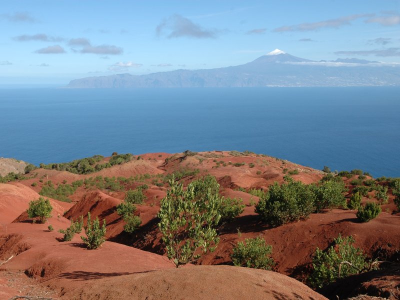 Pico del Teide in weiss