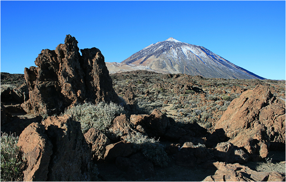 Pico del Teide mit Schneemütze