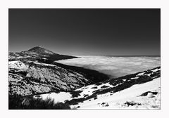 Pico del Teide nach Schneestrum in SW