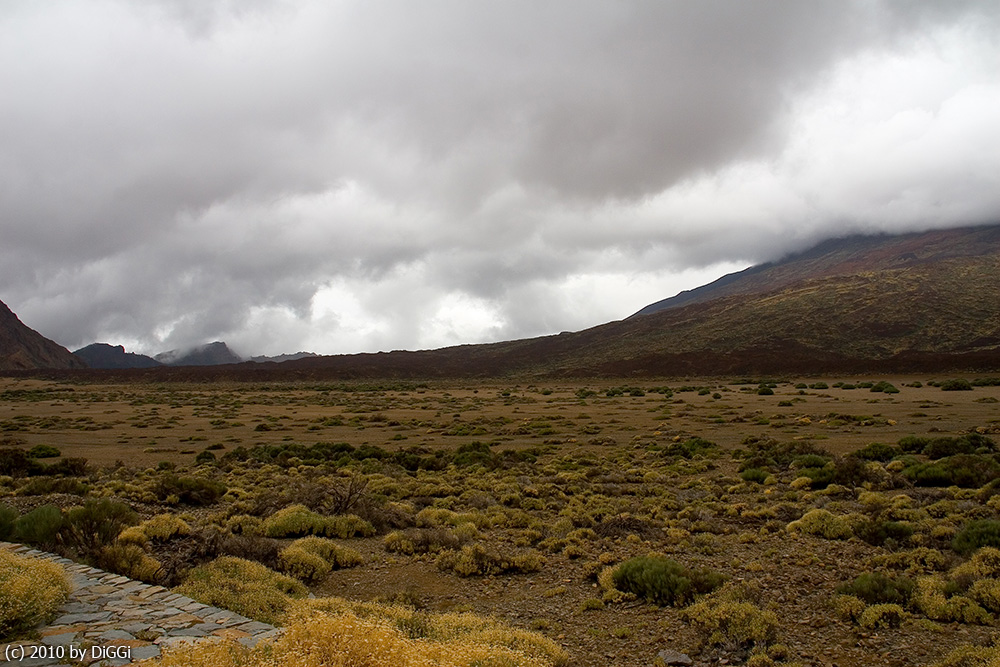 Pico Del Teide unter Wolken