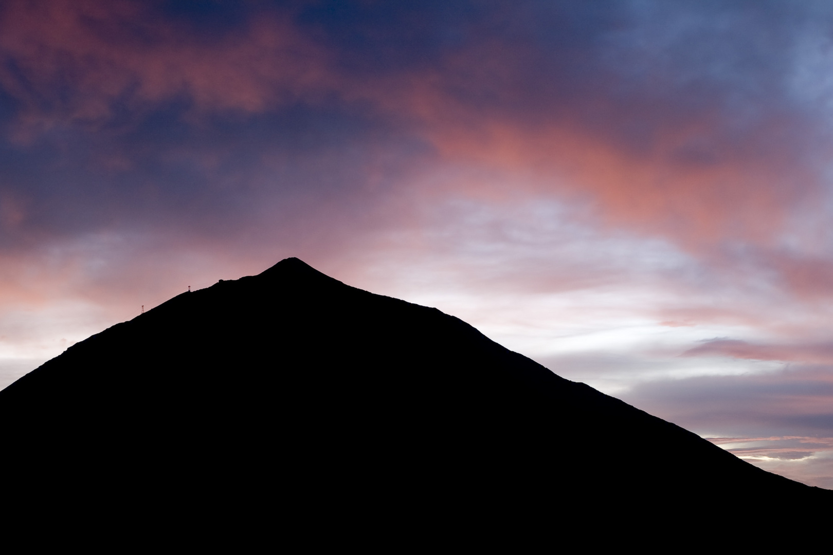 Pico del Teide während Sonnenuntergang