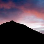 Pico del Teide während Sonnenuntergang