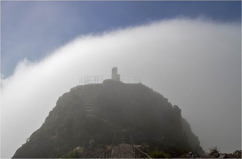 Pico Ruivo im Sturm "erobert" :-))