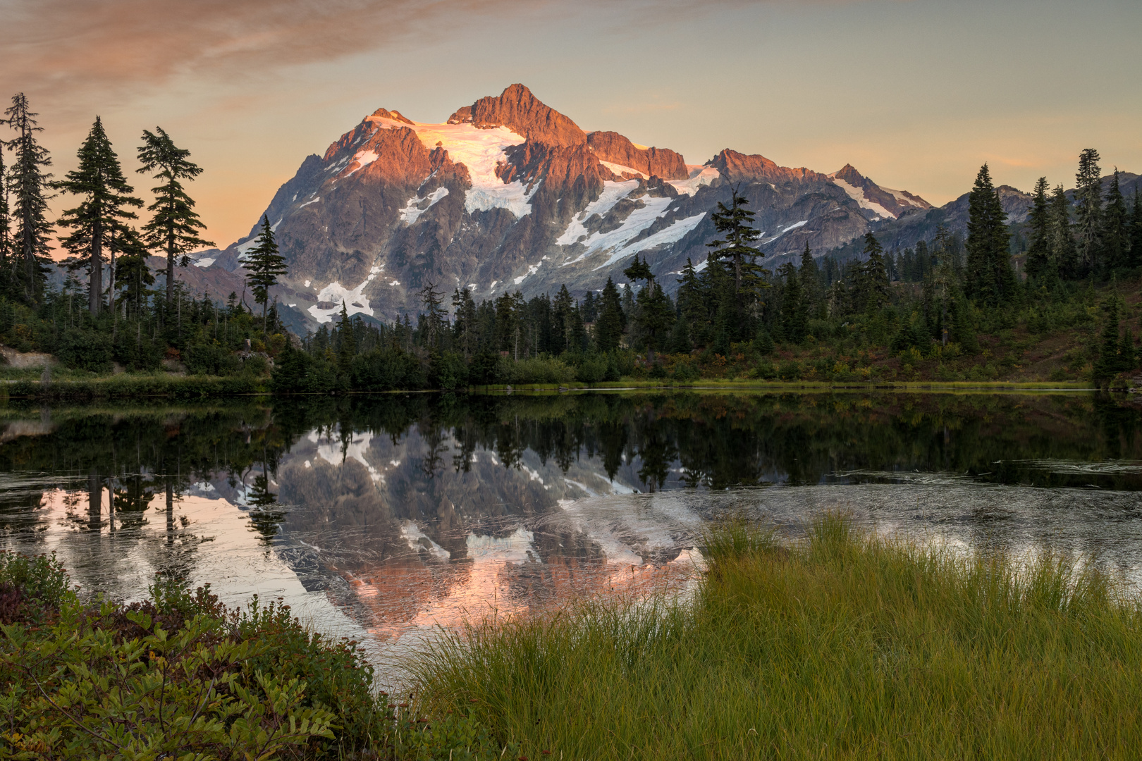 Picture Lake Sunset