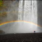 picture taking under the rainbow