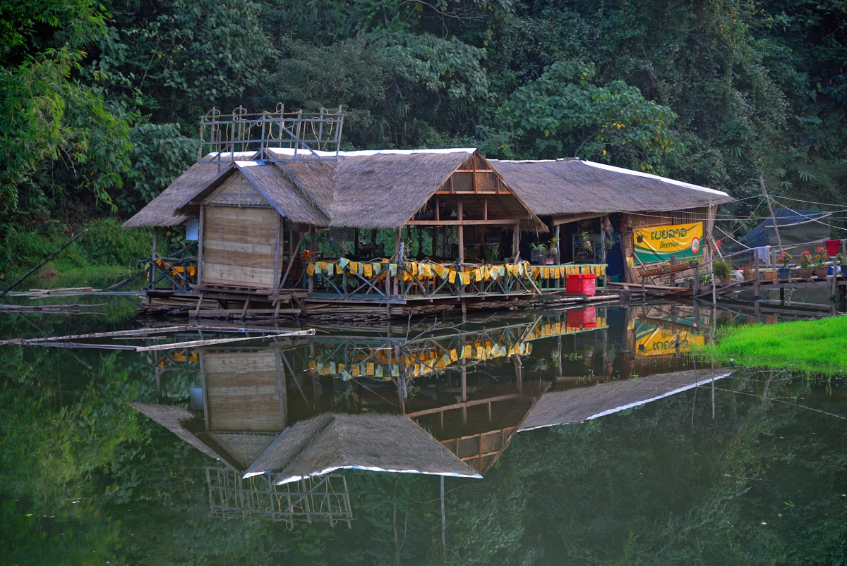 Picturesque scenery of a restaurant location