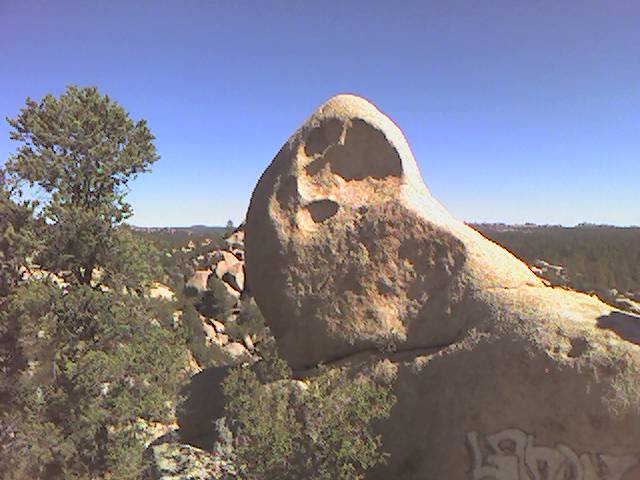 Piedra con rostro