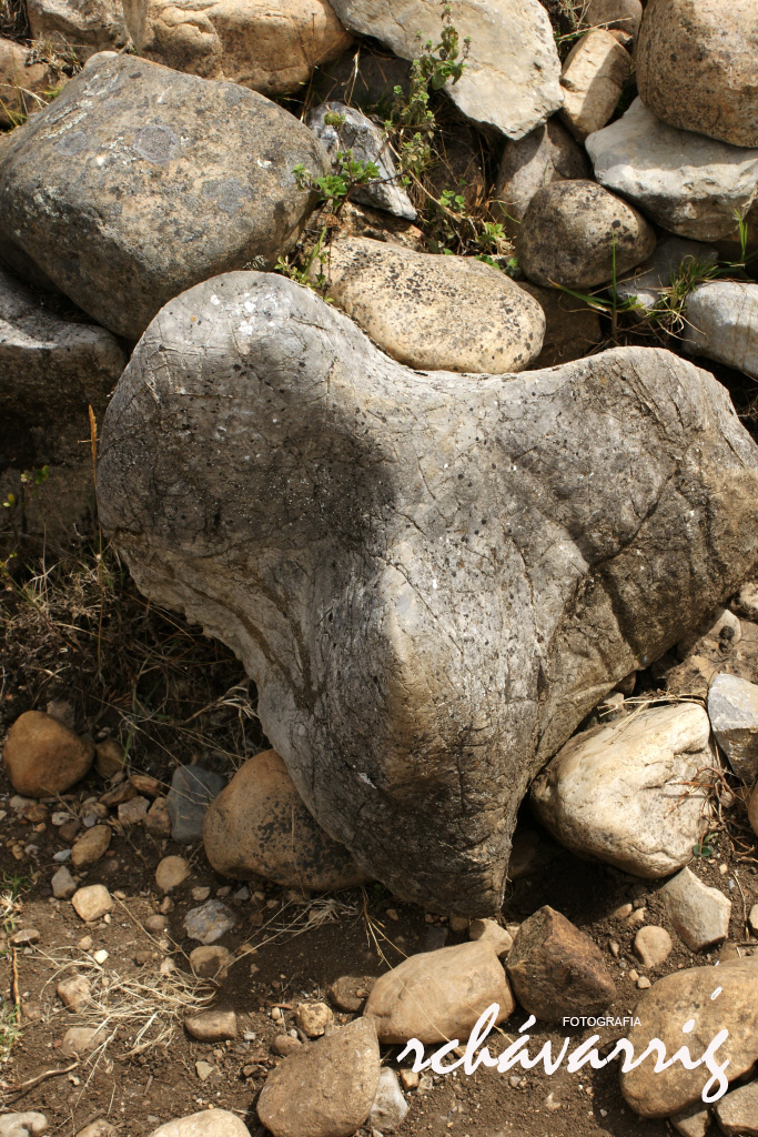 Piedra erosionada en forma de Corazón