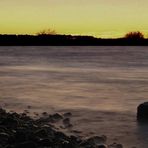 Piedras al atardecer.