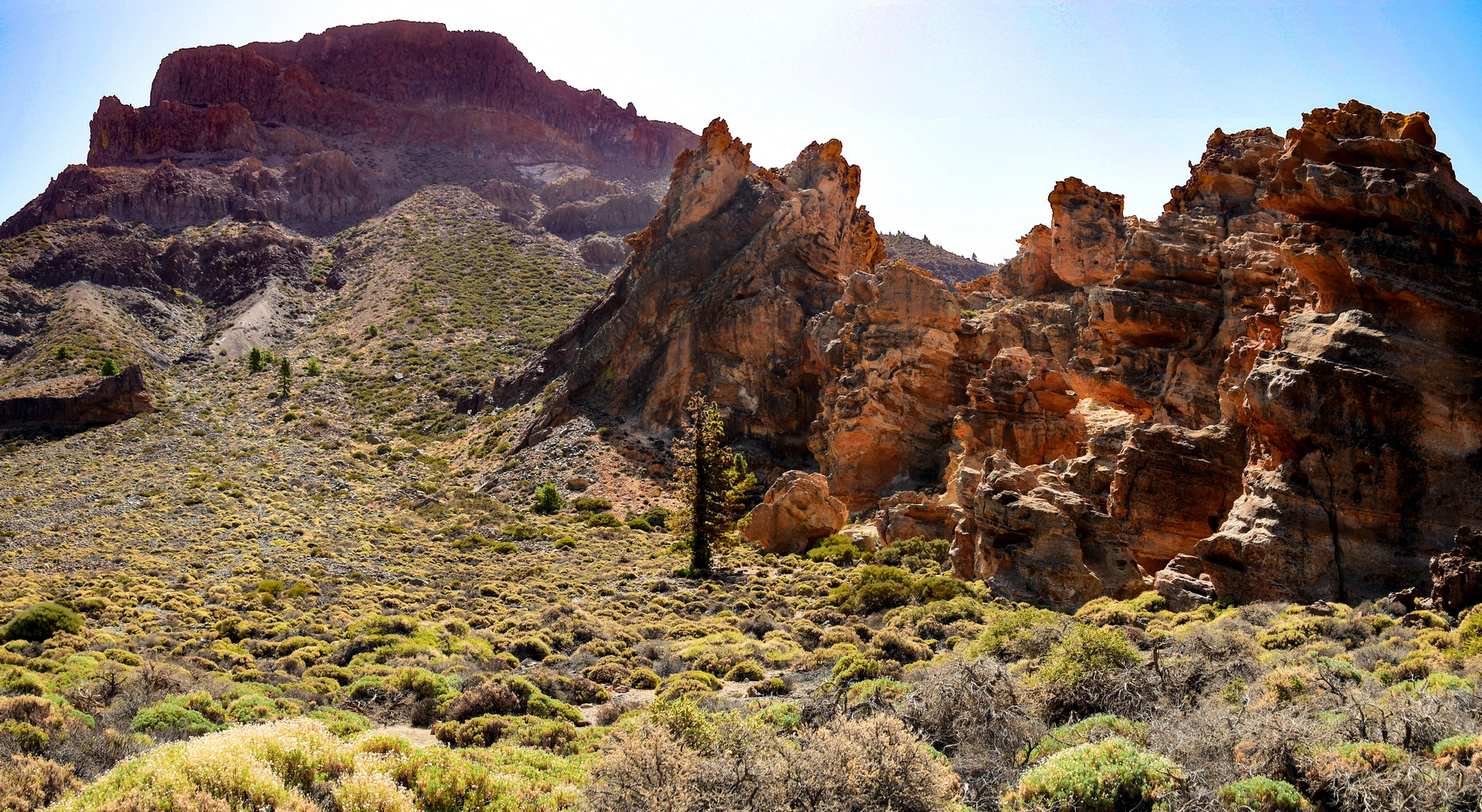 Piedras Amarillas y Montaña Guajara - Tenerife