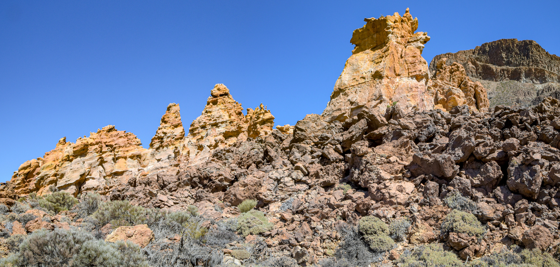 Piedras Amarillas y Montaña Guajara - Tenerife