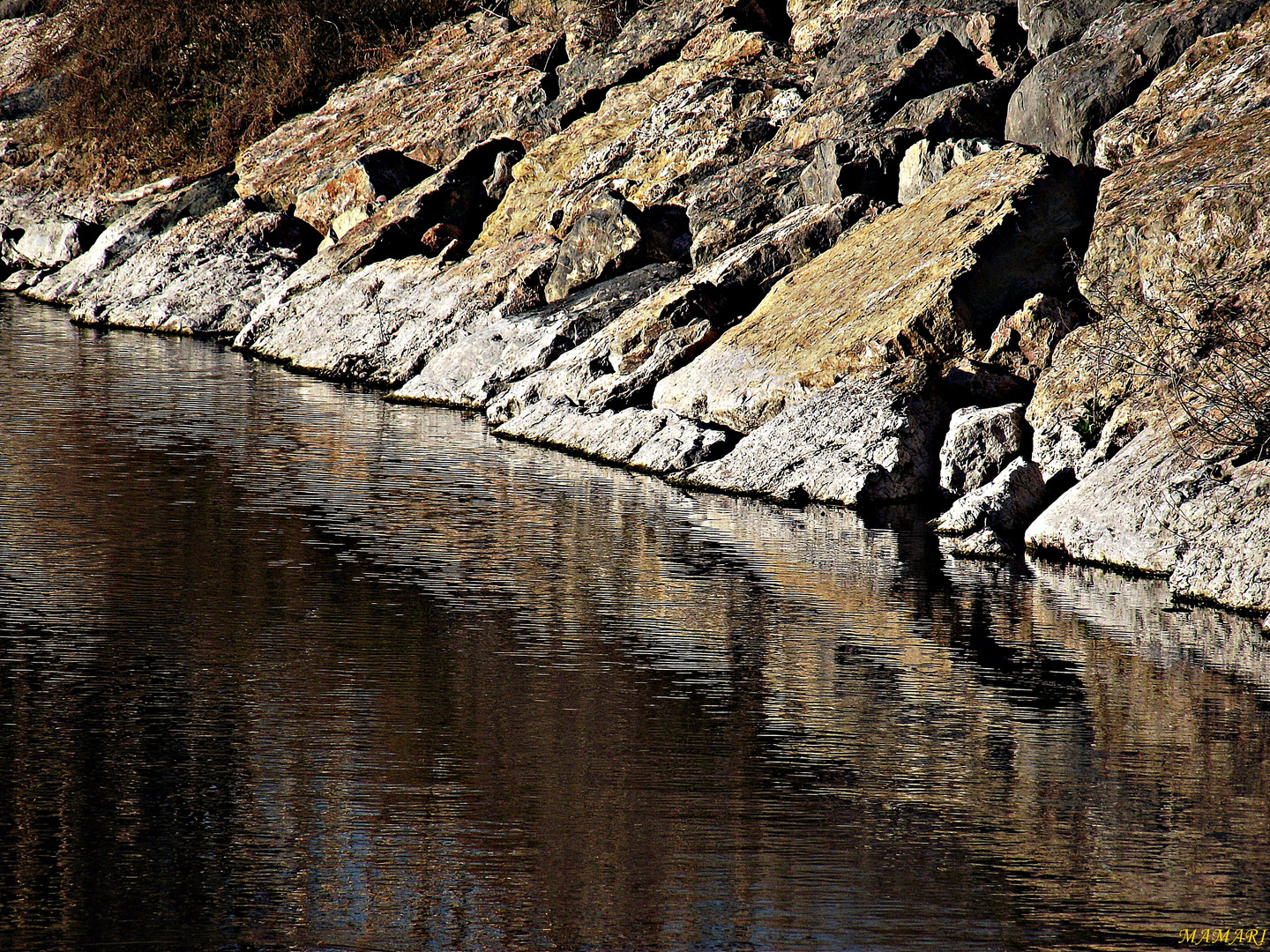 PIEDRAS SOBRE EL AGUA