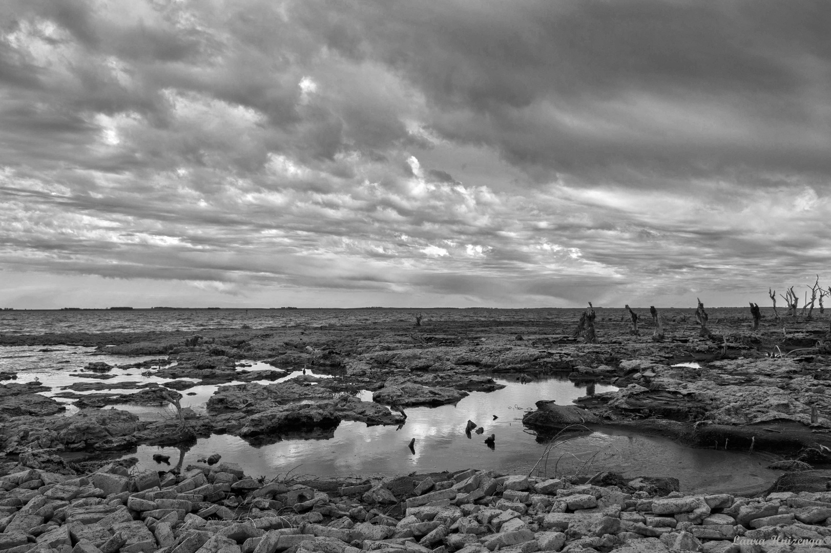 Piedras y reflejos