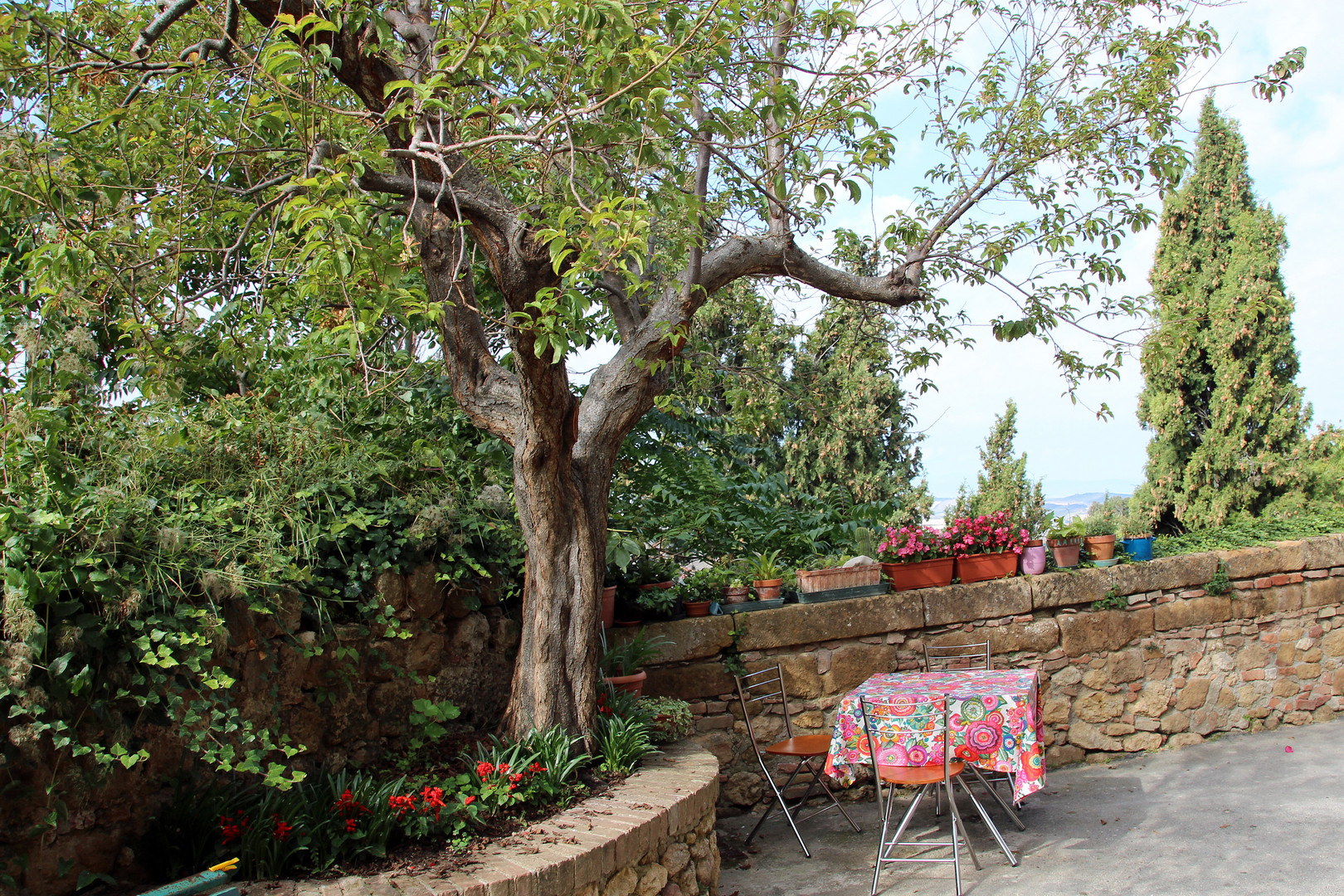 Pienza, Ecke zum ausruhen