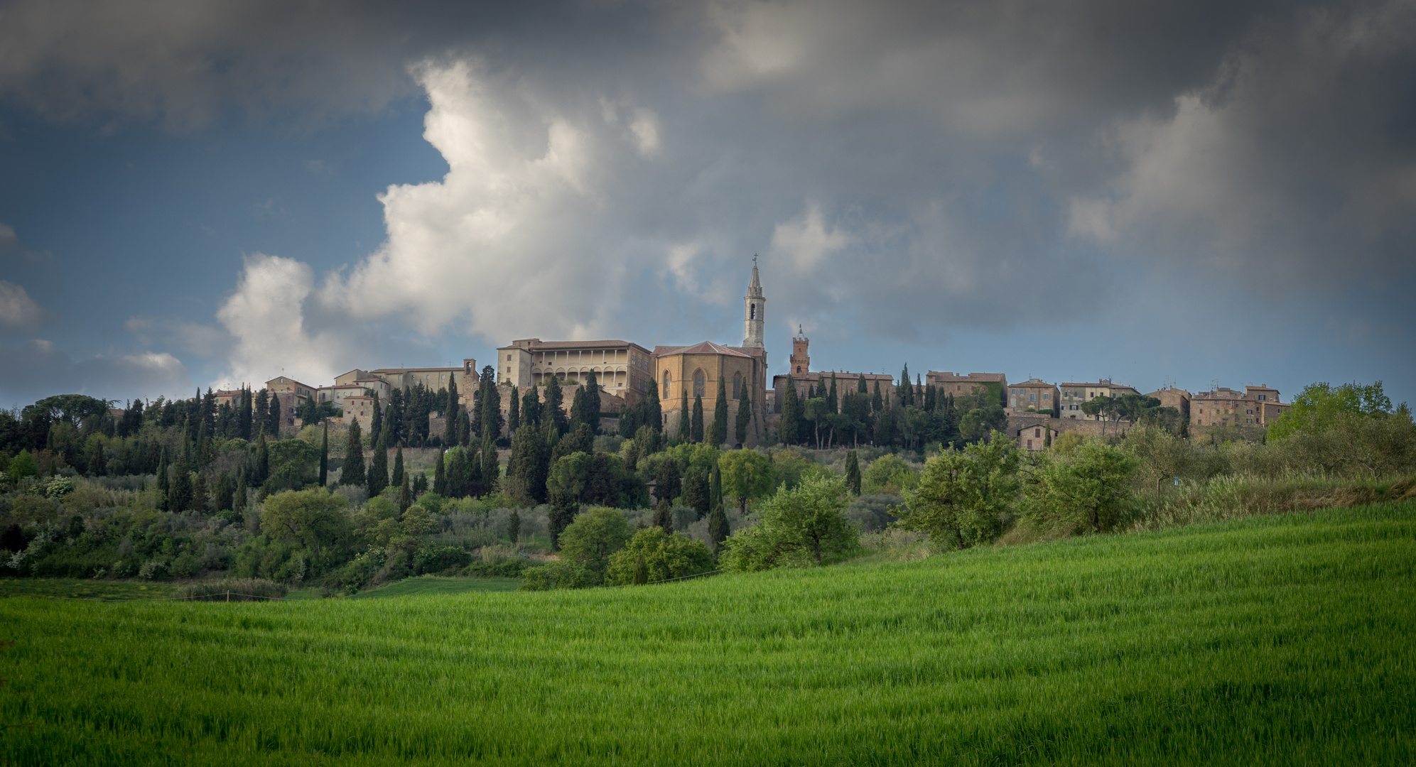 Pienza im Val d'Orcia in Toskana