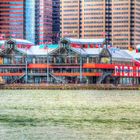 Pier 17 in New York (Manhatten) als HDR