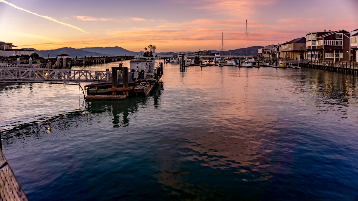 Pier 39 im Hafen von San Francisco