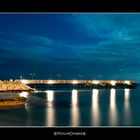 Pier at full Moon