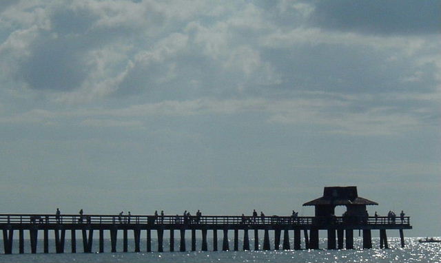 Pier in Blue