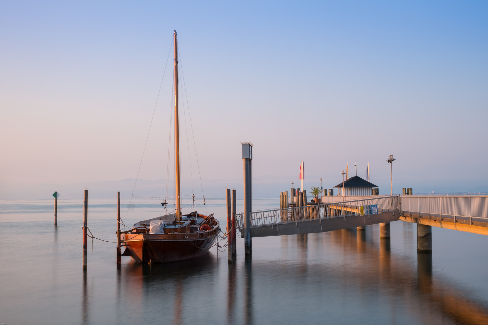 Pier in Immenstaad am Bodensee