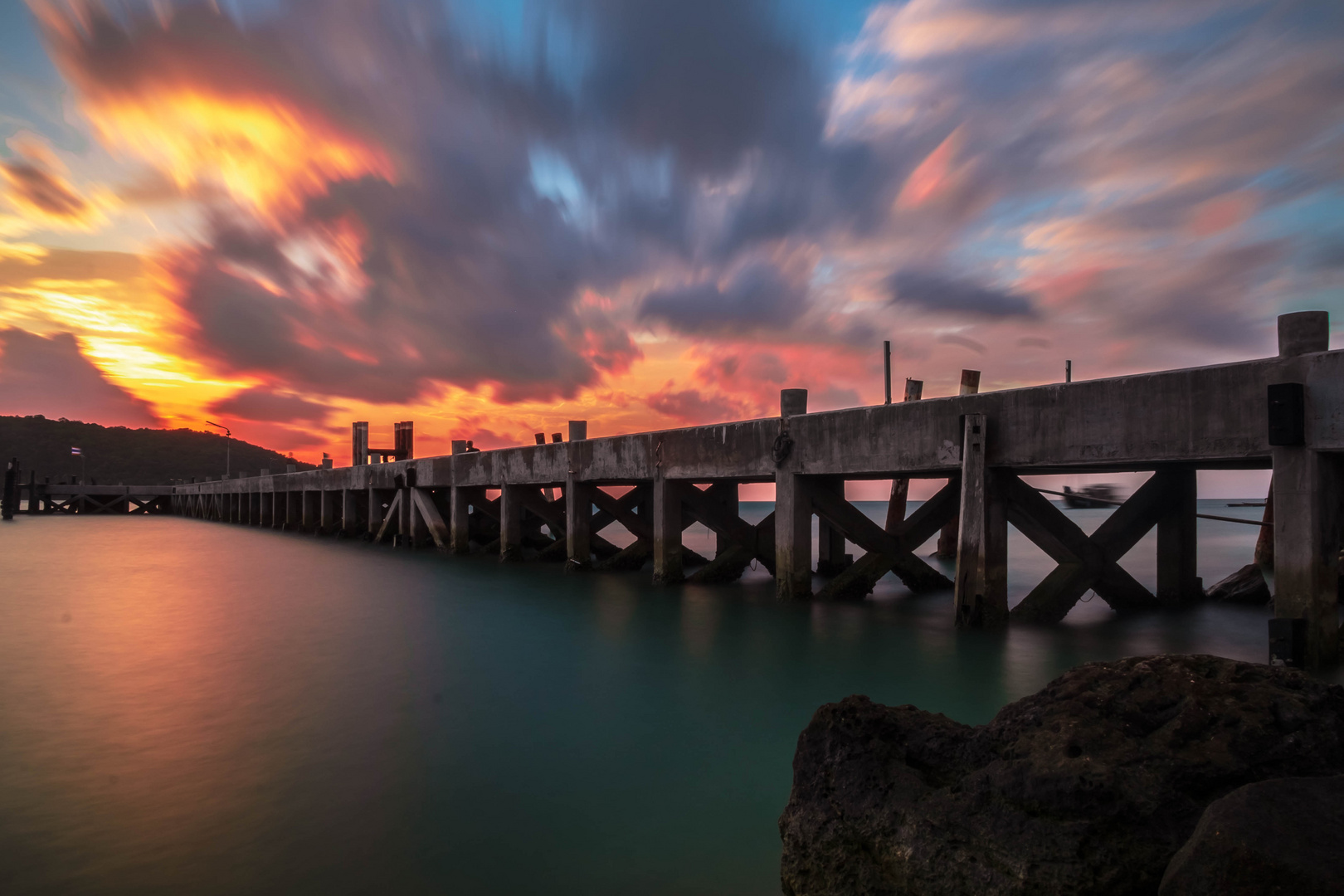 Pier in Koh Phangan, Thailand