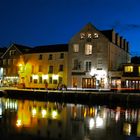 Pier in Mevagissey am Abend