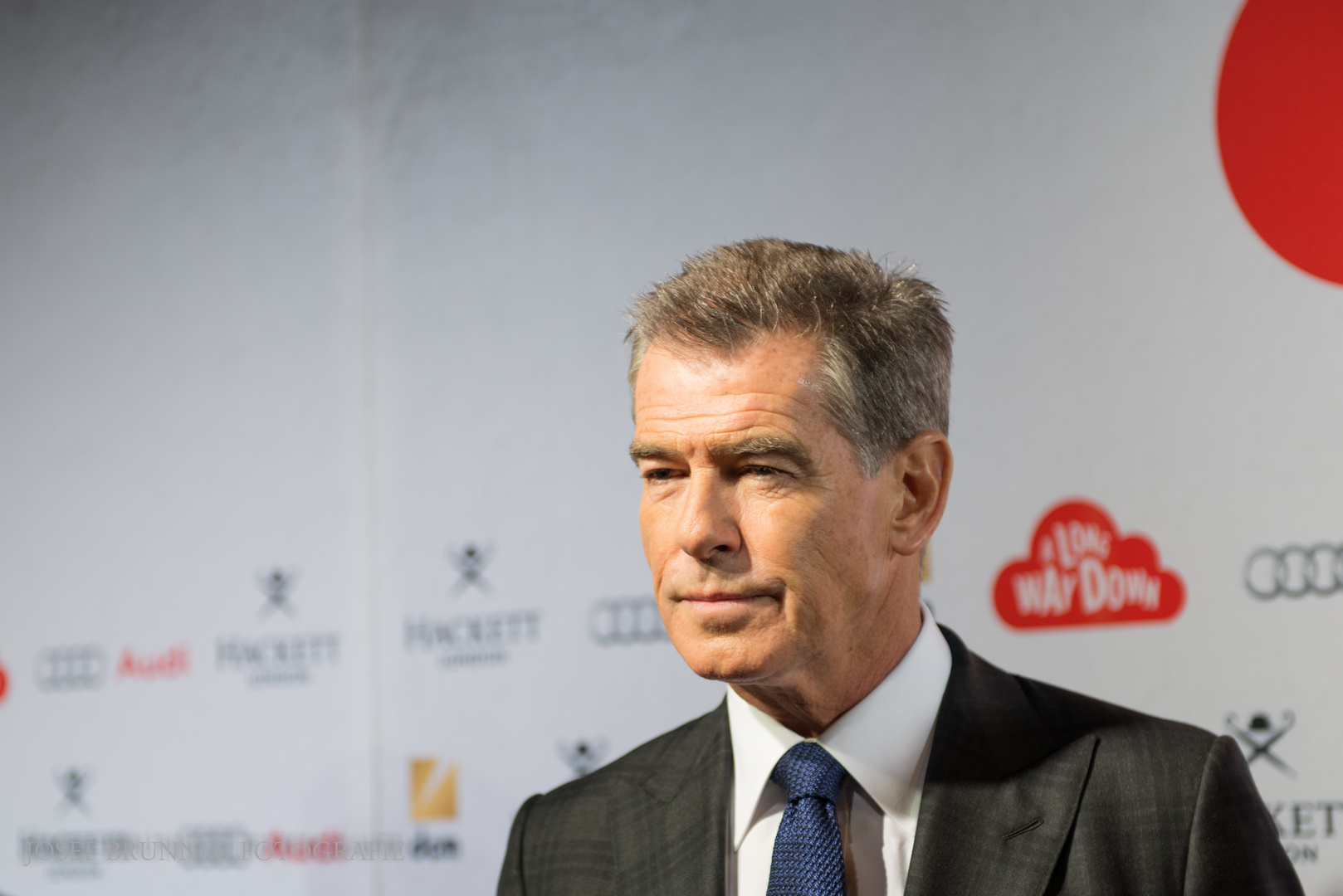 Pierce Brosnan Red Carpet A LONG WAY DOWN in Zürich