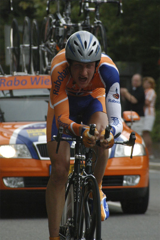 Pieter Weening beim Einzelzeitfahren der D-Tour