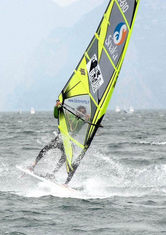 Pietro ITA - 610 in action al DETOUR Interlaghi (Torbole SurFestival 2008)