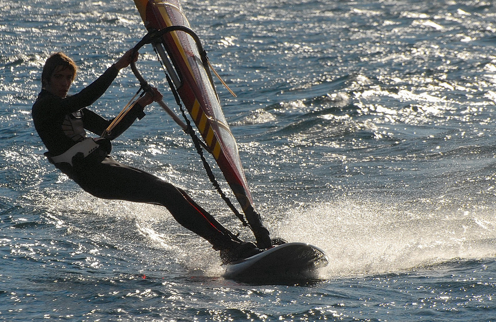 Pietro (ITA-610) tirato come un arco "solletica" l'acqua......