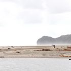 Piha Beach bei Auckland in New Zealand