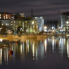 Pikku Huopalahti at night