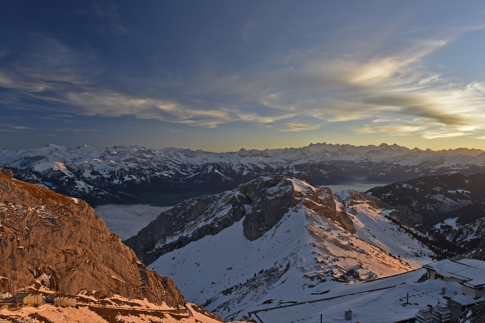 Pilatus Abend Stimmung