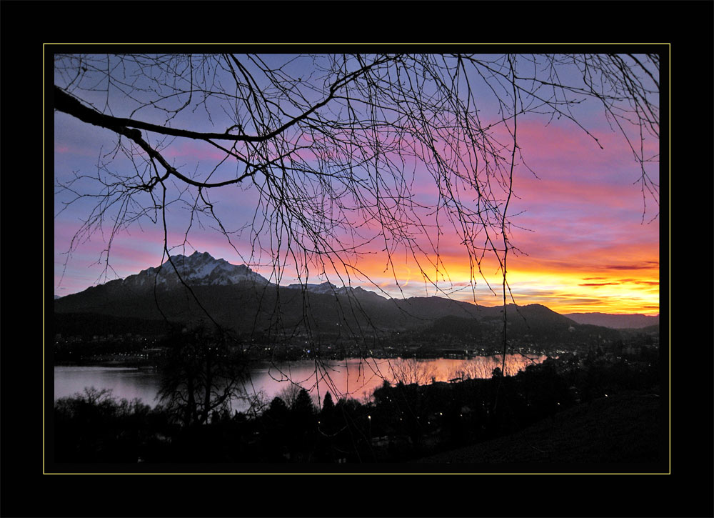 Pilatus im Abendlicht