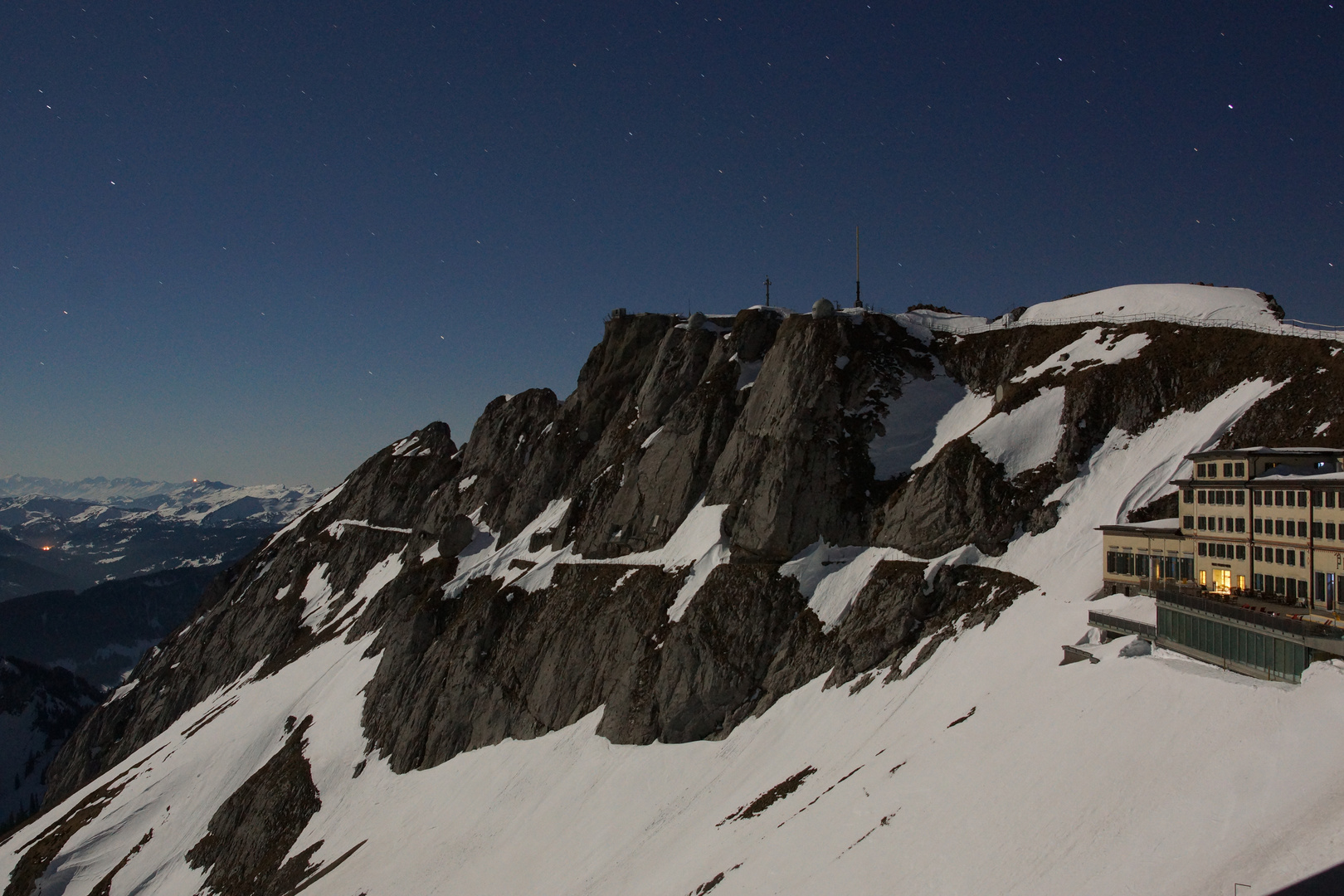 Pilatus Kulm um 03:00 morgens