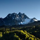 Pilatus mit Abendlichen Seitenlicht.