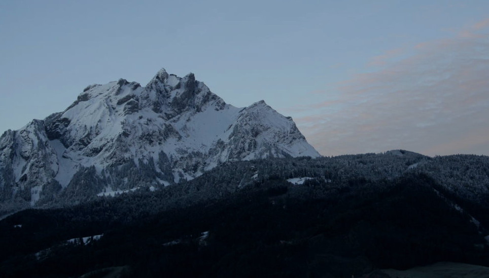 Pilatus, morgens um 8.14h