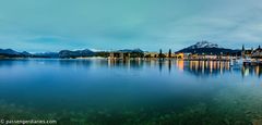 Pilatus Mountain at dusk