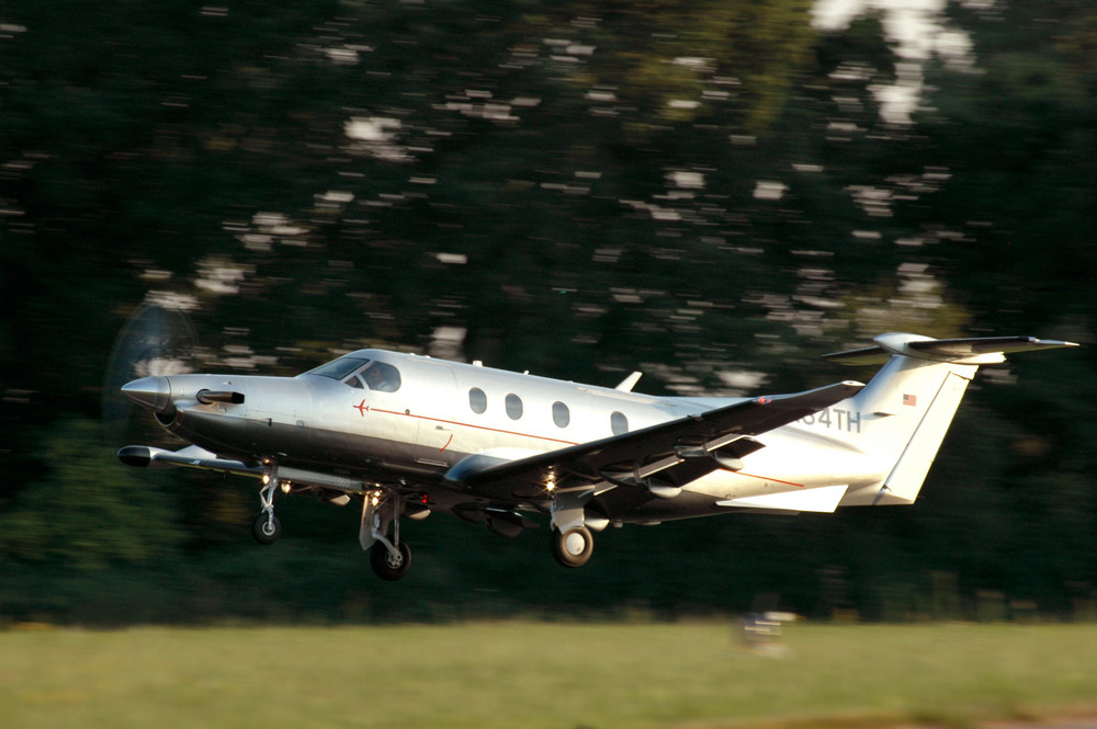 Pilatus PC-12 Takeoff