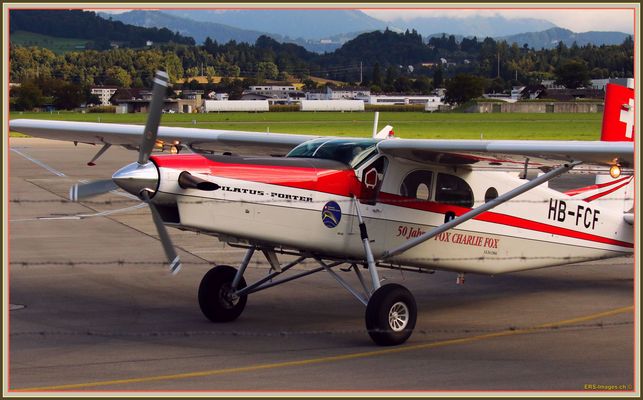 Pilatus Porter PC-6 B1-H2 Turboprop. HB-FCF Airbase Emmen 2025-09-09 242 ©