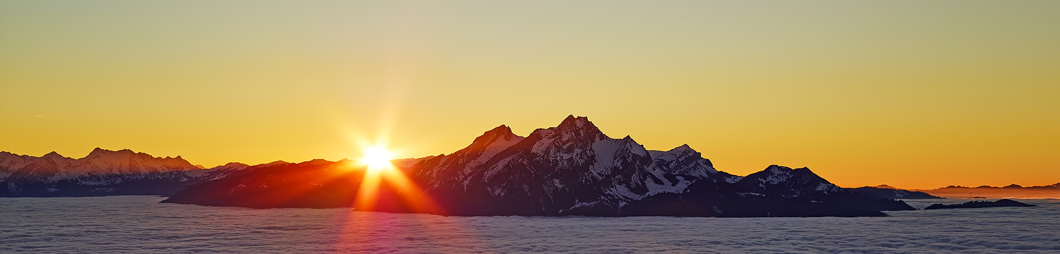 Pilatus Sonnenuntergang