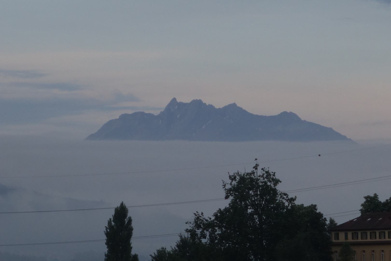 Pilatus über den Wolken