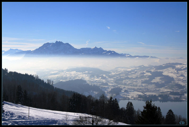 Pilatus vom Zugerberg