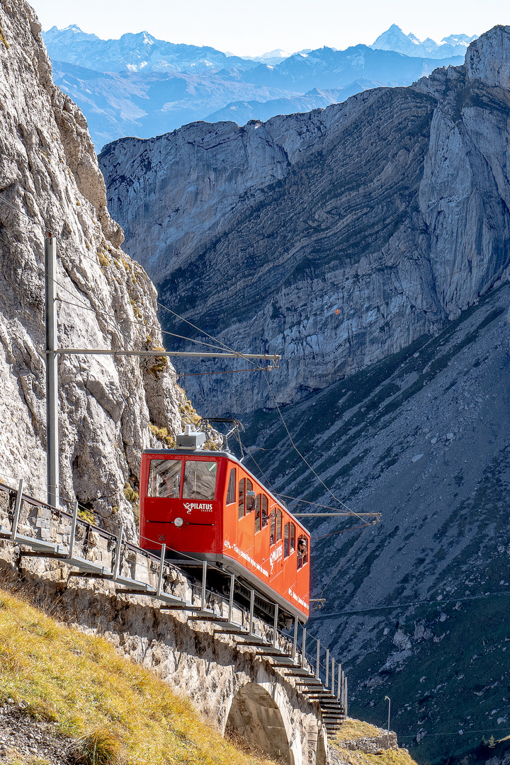 Pilatusbahn - NOCH fahren die "Alten"