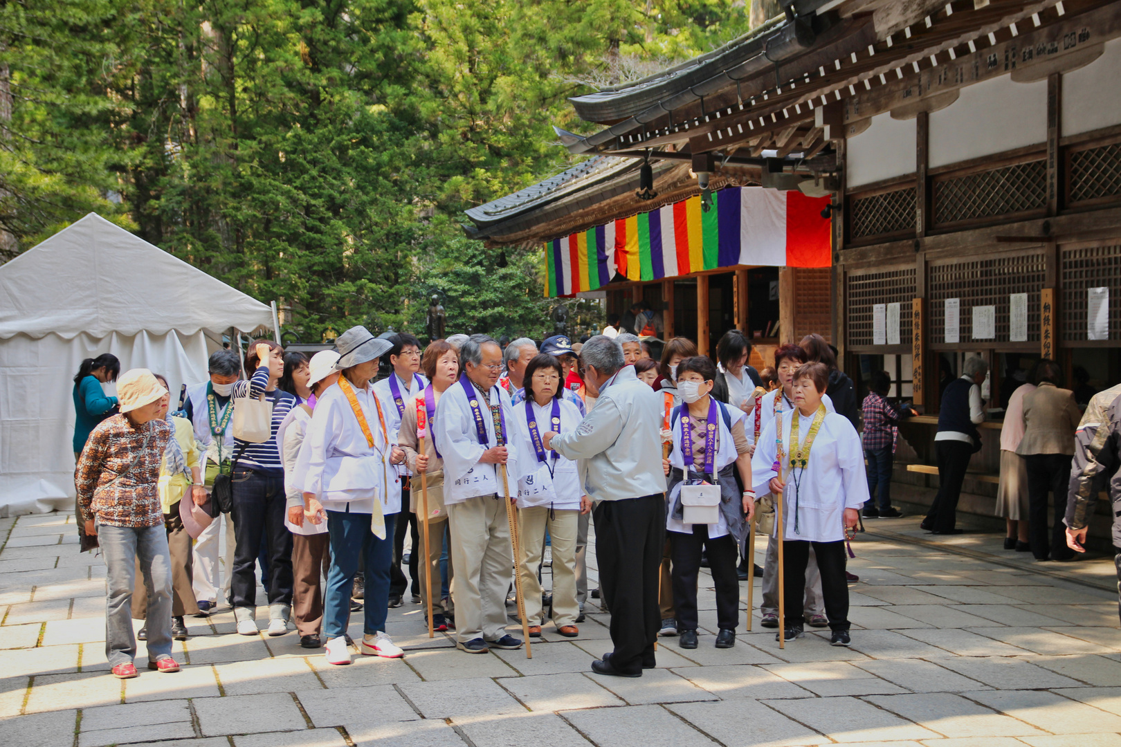 Pilger auf Koyasan