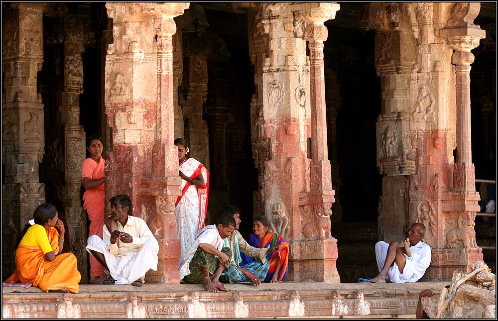 Pilger in Hampi