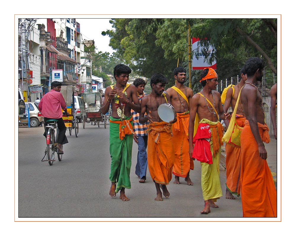 Pilger in Madurai